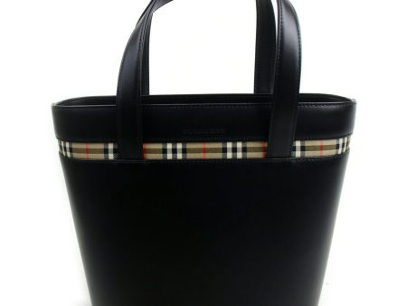 Brand Inspired Burberry London Hand Bag Black Leather (SHC7-10898) Online now