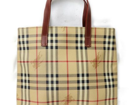 Brand Inspired Burberry London Hand Bag Beige PVC (SHC7-10901) Discount