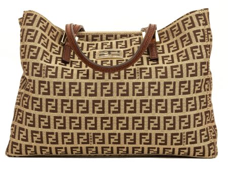 Fendi Zucchino Shopping Tote Bag (4122002) For Sale