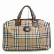 Brand Inspired Burberry Boston Bag Brown Canvas Sale