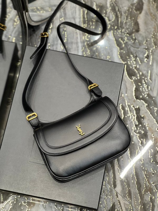 Yves Saint Laurent Charlie Medium Shoudler Bag Black Online Sale