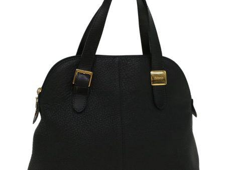 BURBERRYSs Hand Bag Leather Black Auth bs9530 Supply