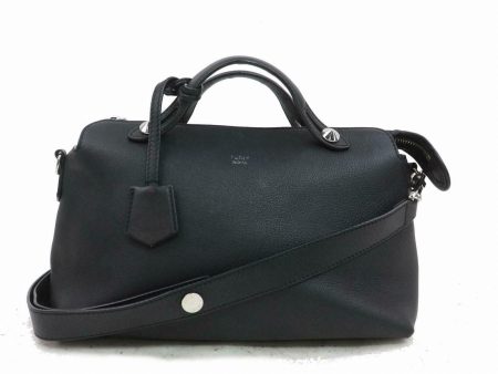 Indistinguishable  Fendi Shoulder Bag By The Way Black Leather (SHC7-10227) on Sale