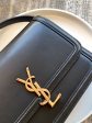 Yves Saint Laurent Solferino Medium Satchel Bag In Box Black With Gold Hardware on Sale