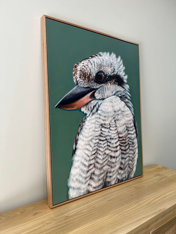 Maya the Kookaburra Canvas Print on Sale