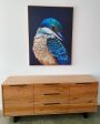 Kingsley  the sacred Kingfisher canvas print For Cheap