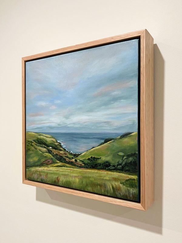 View from Ocean Farm  Original framed artwork For Sale